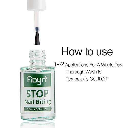 Miniatura 4 de Esmalte de uñas sin mordida, tratamiento para morder uñas con esmalte amargo para ayudar a dejar de morderse las uñas de por vida y también ayudar a