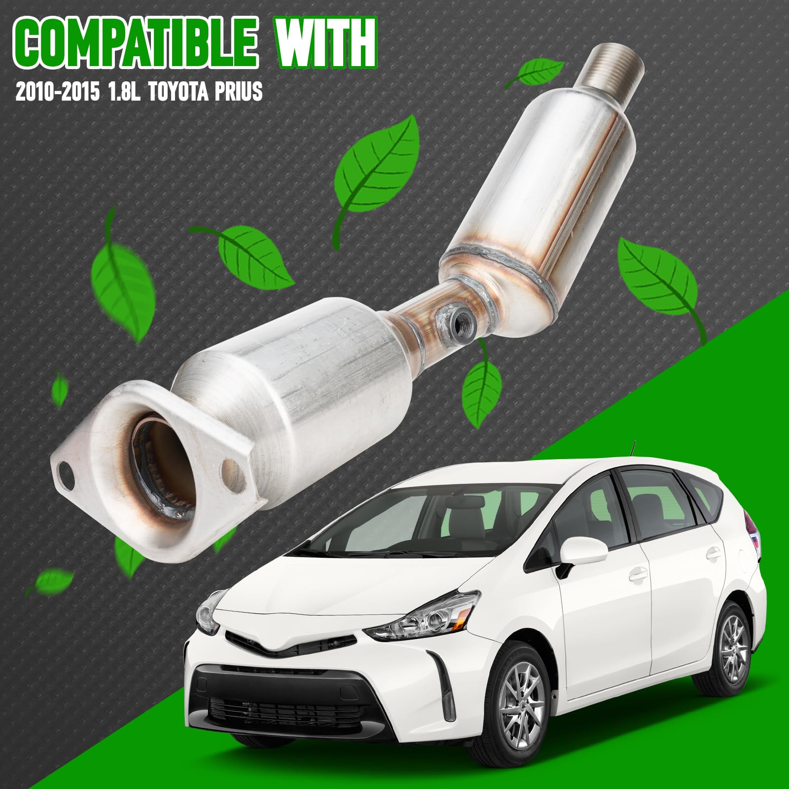 priusさん専用 Amazon.com: FOMIUZY High Flow Front Catalytic Converter Kit