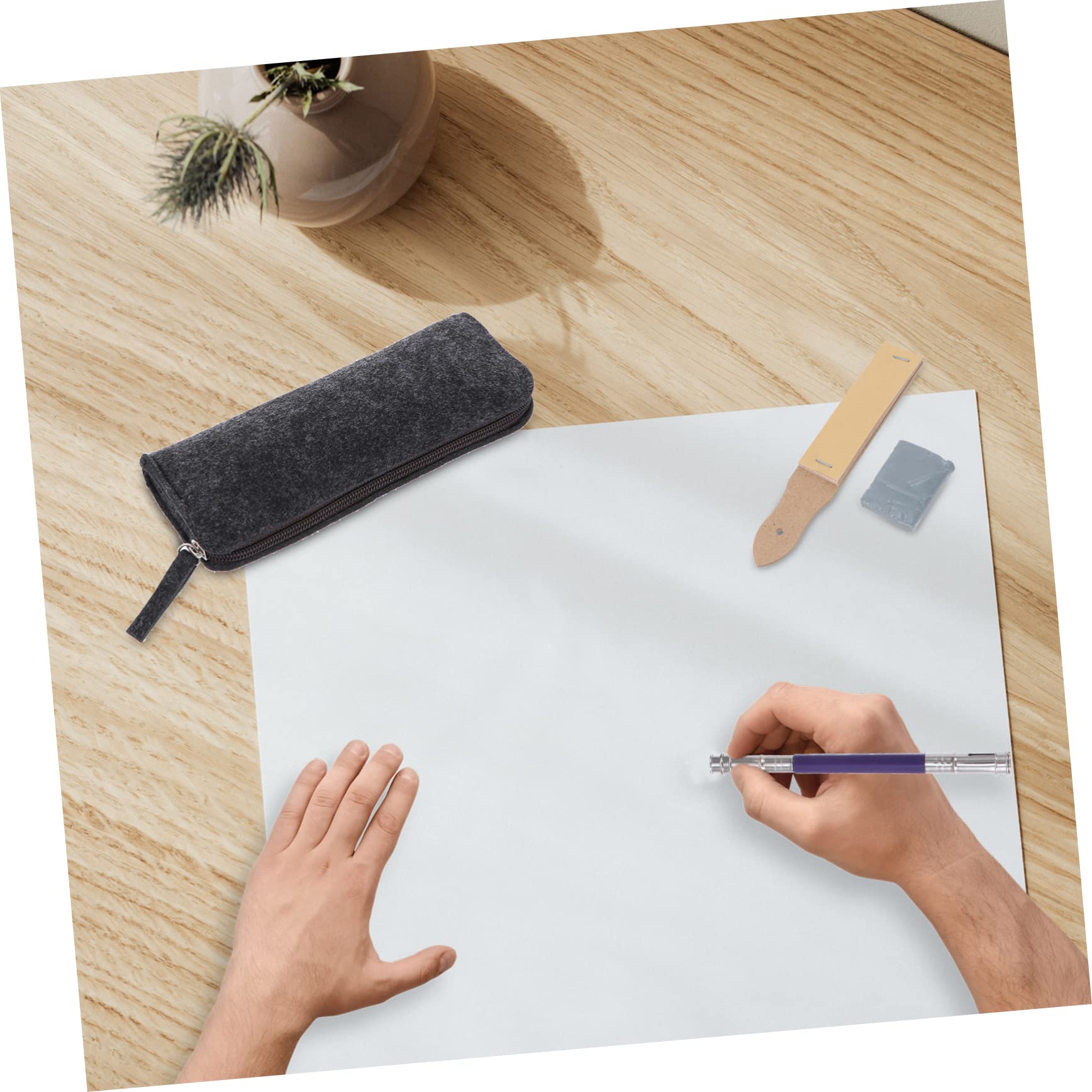 ULDIGI 19Pcs Drawing Sketching Set Pen Kit with Blending Stumps for Art School and Outdoor Use Lightweight Durable and Versatile Art Tools