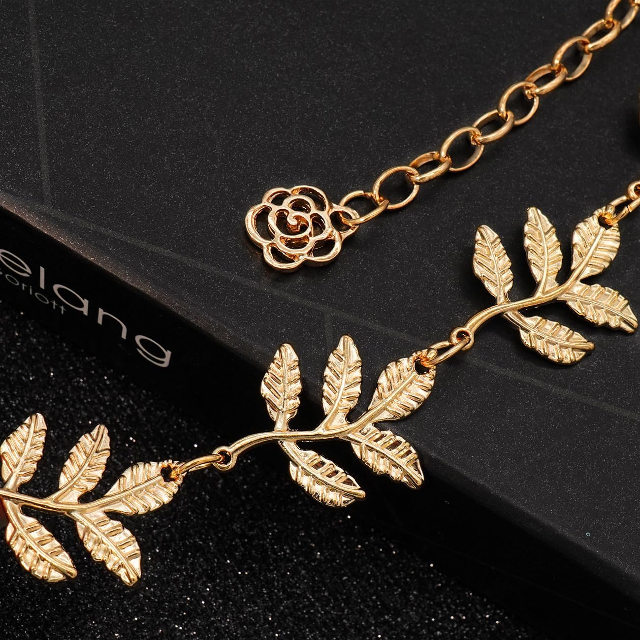 LIMHOO Metal Waist Chain for Women Body Belly Belt Chain Belt for Dress Vest Jeans - Image 5