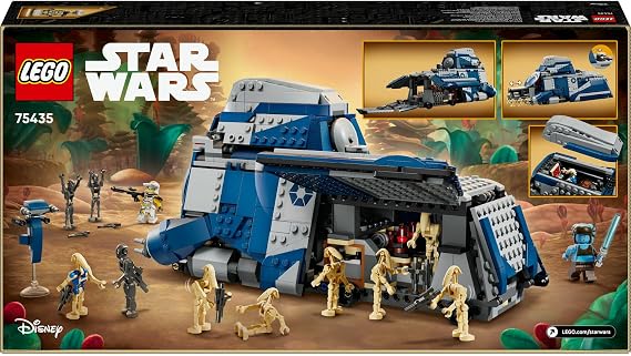 LEGO Star Wars Clone Wars Felucia War Separatist TNG 75435 – Separatist Army Themed Spacecraft and Minifigured Creative Toy Making Set for Kids Ages 9 and Over, Gift Idea (976 Pieces)