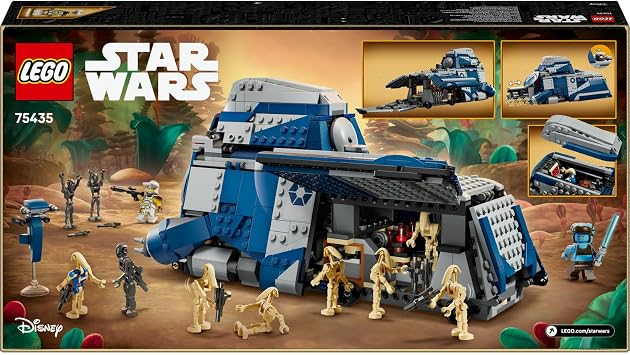 LEGO Star Wars Clone Wars Felucia War Separatist TNG 75435 – Separatist Army Themed Spacecraft and Minifigured Creative Toy Making Set for Kids Ages 9 and Over, Gift Idea (976 Pieces)