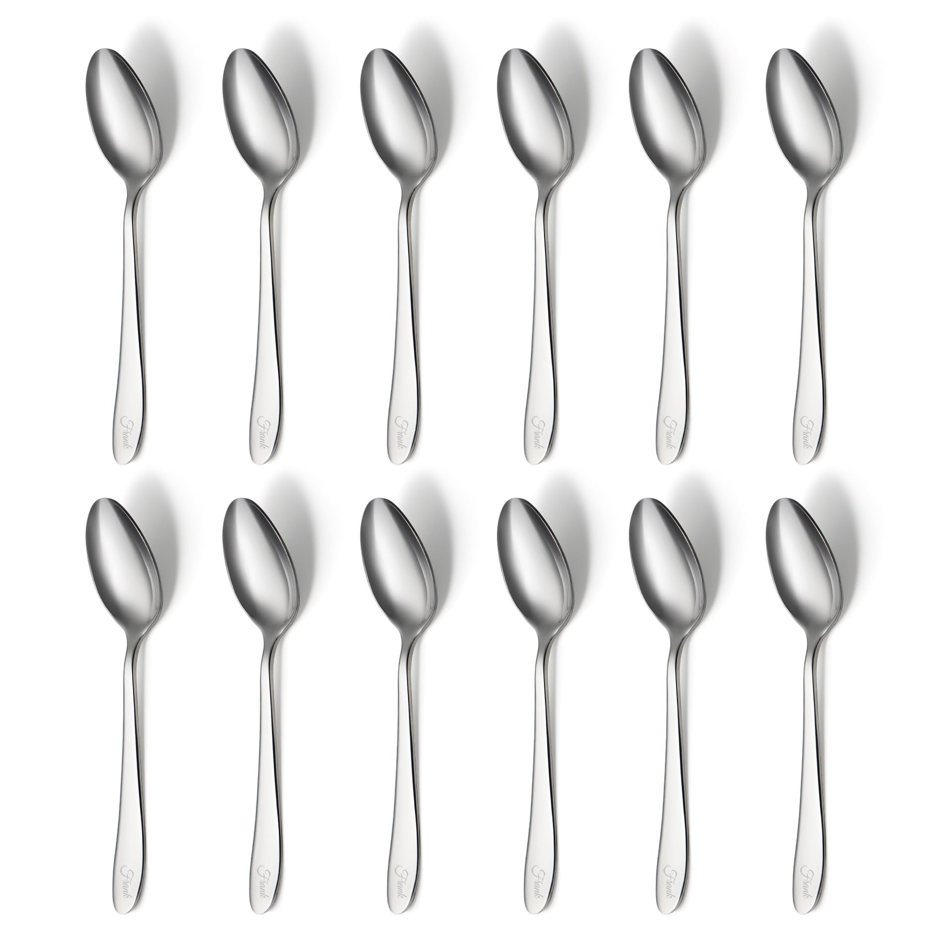 personalisierbarer Kaffeelöffel mit Gravur, 12 Stück Löffelset,13cm
