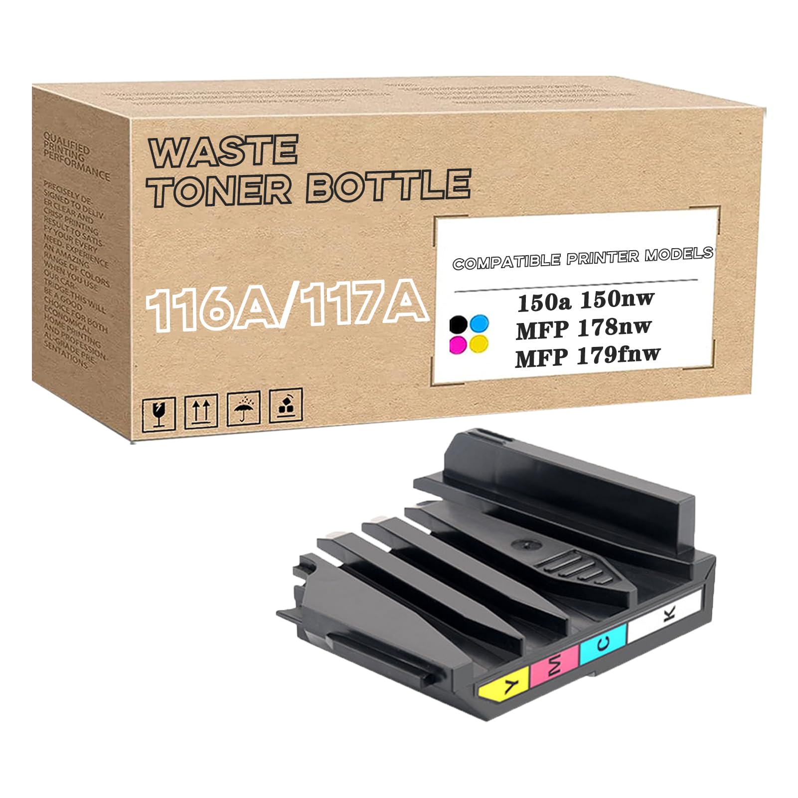 Ricambio Compatibile Per Flacone Toner Esausto Per HP 5KZ38A 116A 117A 119A, Funziona Per 150a 150nw MFP 178nw MFP 179fnw 1Pack