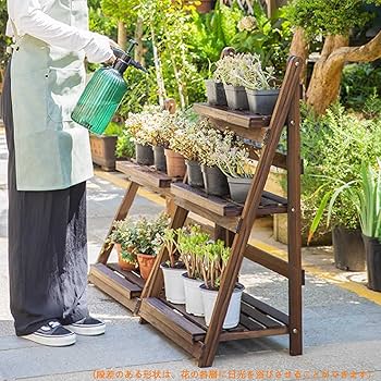 バレル　フラワースタンド　花台 Amazon | フラワースタンド 花台 プランタースタンド 5階 園芸