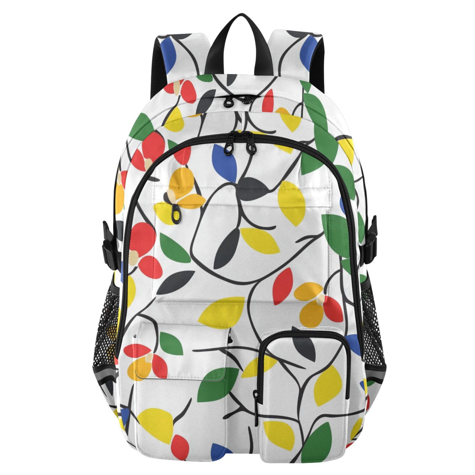 Mochila de viaje con plantas para instituto y escapadas de fin de semana 8