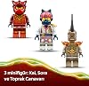 مجموعة ألعاب LEGO NINJAGO Kai's Dragon Robot Battle Pack للأطفال من سن 71851 إلى 6 سنوات وما فوق مع سيفين وسورا ووحش الأرض ذو المخالب، فكرة هدية (85 قطعة)