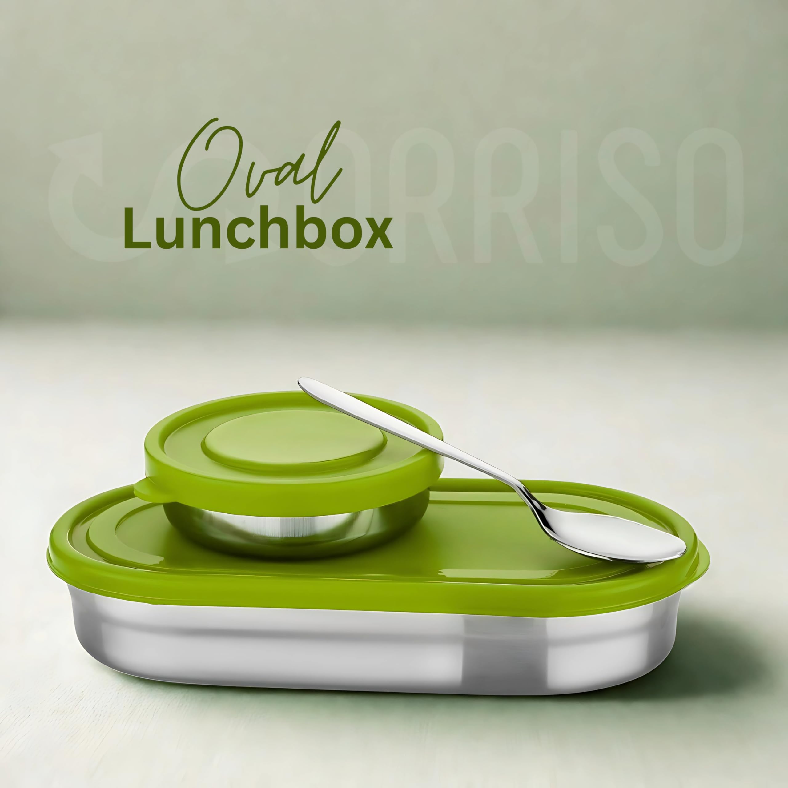Kids Stainless Steel Lunch Box - Leak Proof & Durable -3