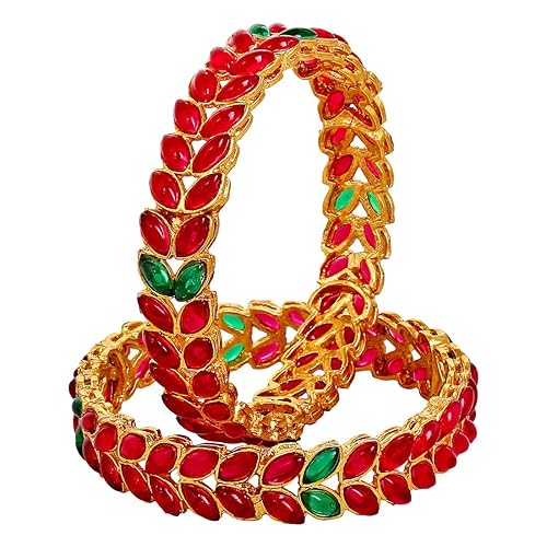 YouBella Bangles for Women Stylish Traditional Casual Party Bangles for Women and Girls