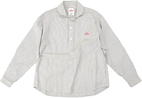 Amazon Danton ダントン メンズ オックスフォード プルオーバーシャツ Jd 3568trd 38サイズ Nvst Navy Stripe シャツ 通販