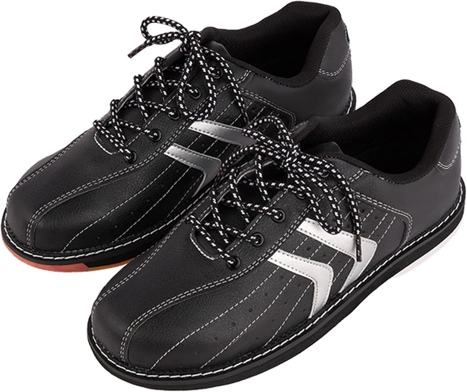 Scarpe Da Bowling Uomo Eleganti - Leggere Con Suola Scorrevole, Verde Taglia 44 EU - Foto 14