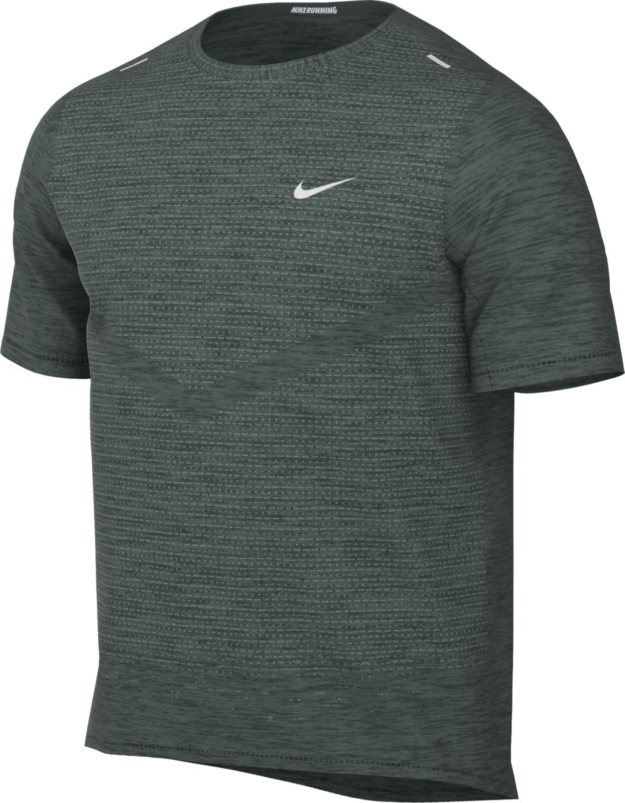 Nike Męskie Df Rise 365 Ss Koszula Vintage Green/Htr/Reflective S XXL