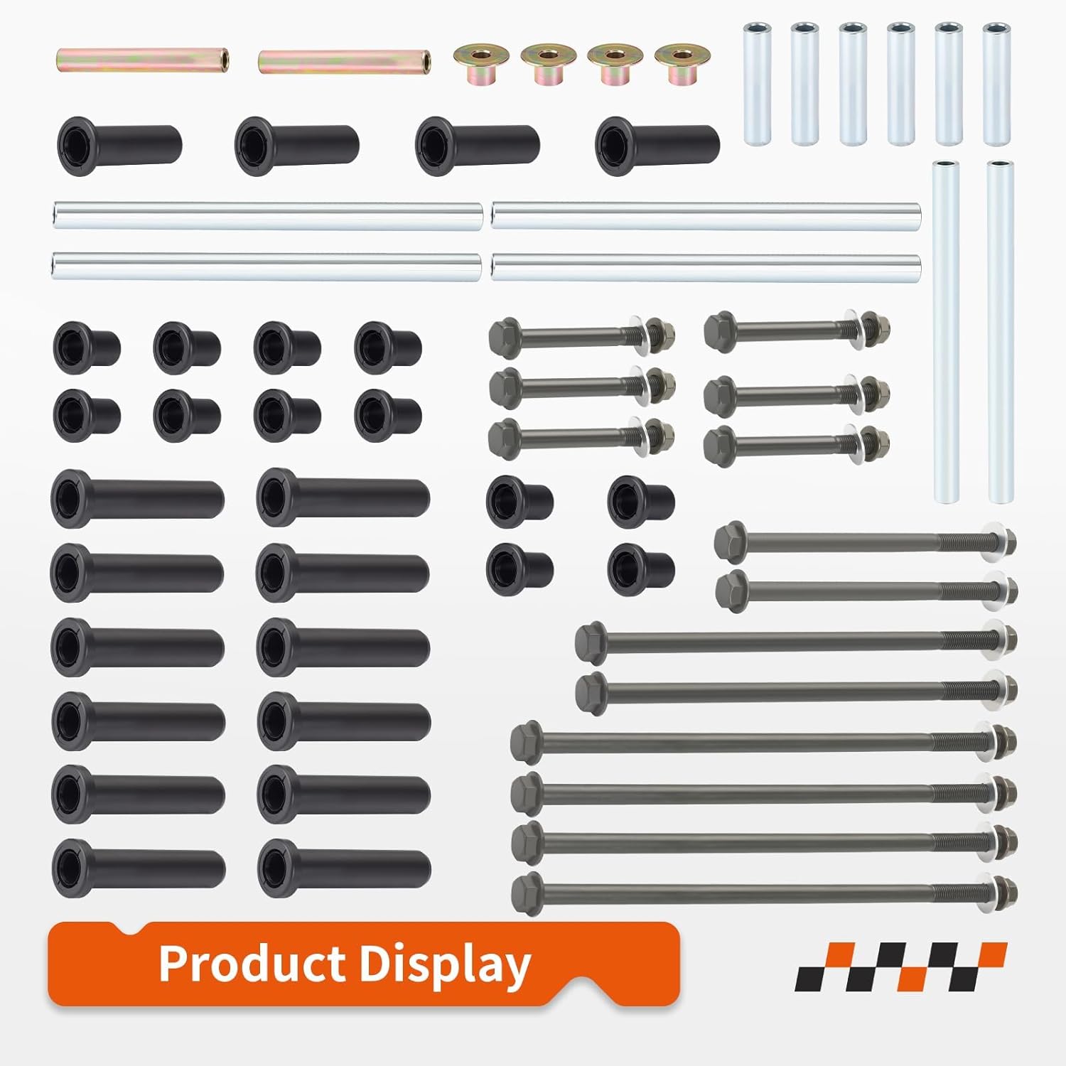 Heavy Duty Front & Rear A-Arm Bushing Bolt Kit For Polaris RZR 800 2008 S 4 2008-2014 5137104