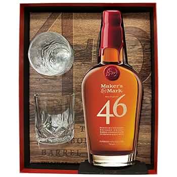 【最後の1個】メーカーズマーク　Maker's Mark　ブラック　ロックグラス Amazon.co.jp: 【ロックグラス2個付き】メーカーズマーク 46