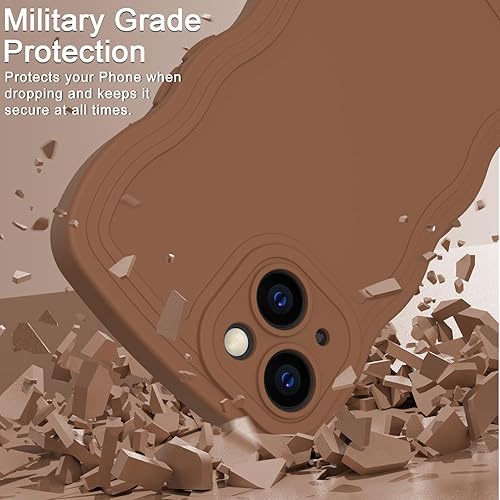 Miniatura 4 de LUMARKE Funda de silicona para iPhone 14 con protección de cámara mejorada, diseño de moda para mujeres y niñas, evita resbalones, funda protectora