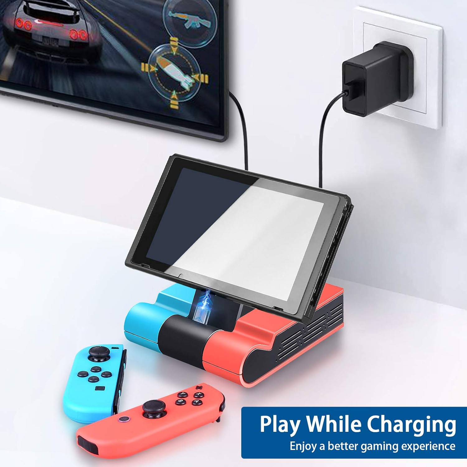 Bеѕt Quаlіtу 🔥 Switch Dock for Nintendo Switch, Tendak Foldable TV Dock Station Replacement for Nintendo Switch, Portable Type C Switch Docking Station Charging Stand with 4K HDMI TV Adapter and USB 3.0 Port Rеvіеw Switch Dock for Nintendo Switch, Tendak Foldable TV Dock Station Replacement for Nintendo Switch, Portable Type C Switch Docking Station Charging Stand with 4K HDMI TV Adapter and USB 3.0 Port