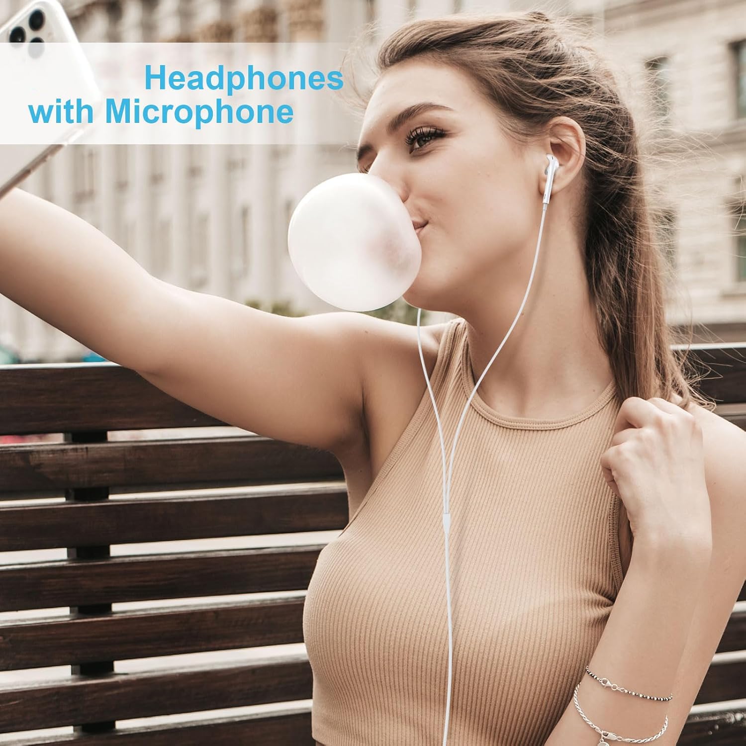 2 Cuffie Cablate USB-C Con Microfono – In-ear Per IPhone 17/16/15, IPad, Galaxy S23 E Altri Dispositivi Type-C