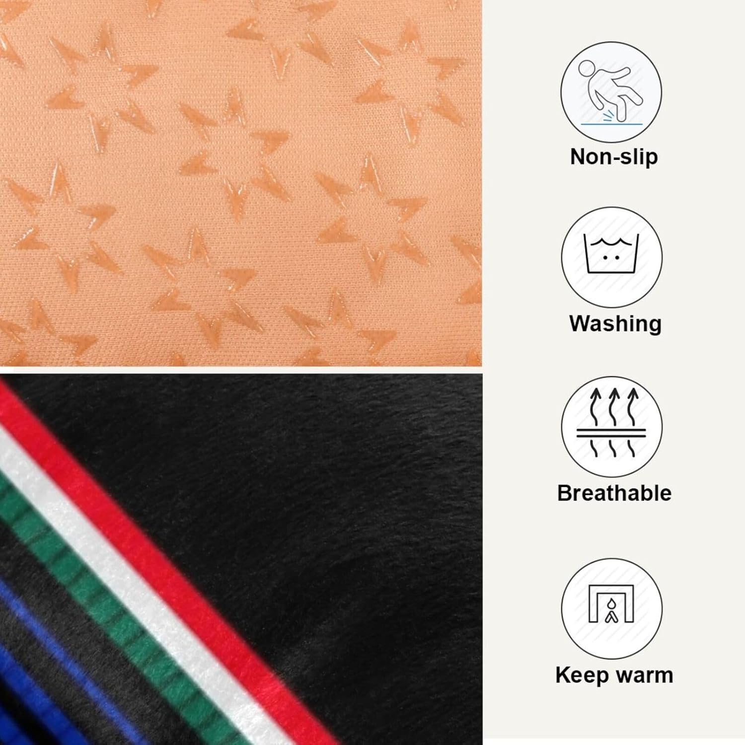 review Mexican Serape Blanket Stripes Pet Bed Mat, Non-Slip Soft Comfortable Dog Cat Bed Machine Washable Pet Mattress for Small Medium Large Dogs, 36 x 24 Inch