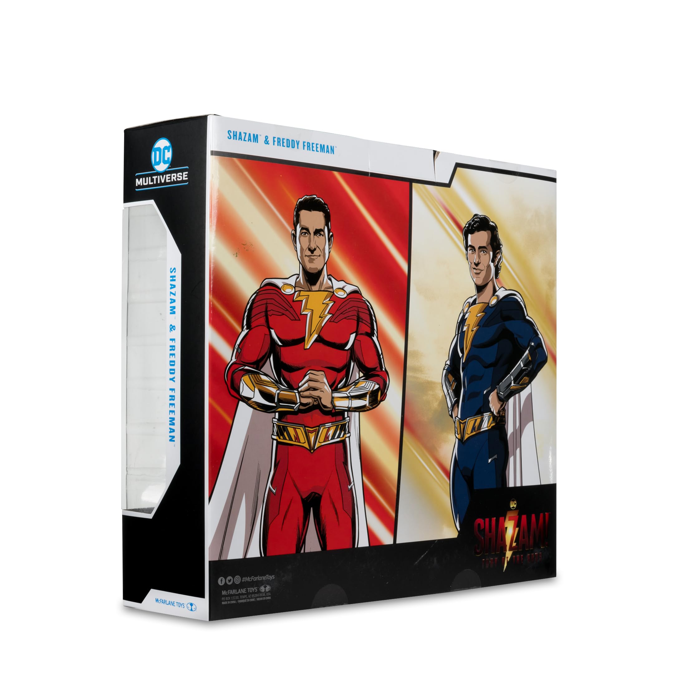McFarlane DC Multiverse Actionfiguren 2er-Pack Shazam (Battle Damage) & Freddie Freeman (Gold Label) 18 cm