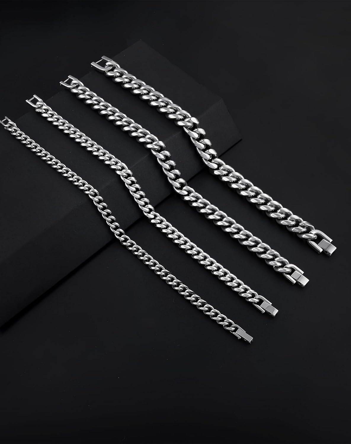 YL Cross Viking Celtic Bracelet, Mens Masonic/Owl/Beaded/Tiger Eyes/Cuban Chain/Ankh/Compass/Letter Stainless Steel Black/Brown Leather Jewelry Gifts Women - Image 5