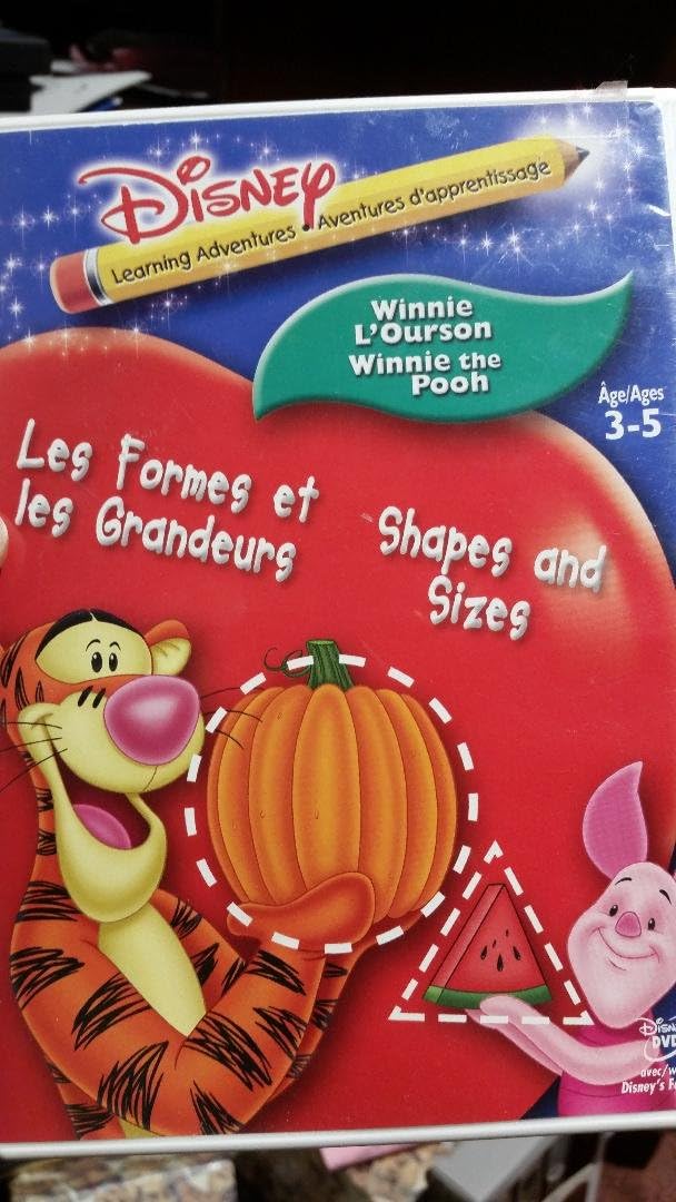 Disney Learning Adventures: Winnie The Pooh Shapes And Sizes [DVD ...