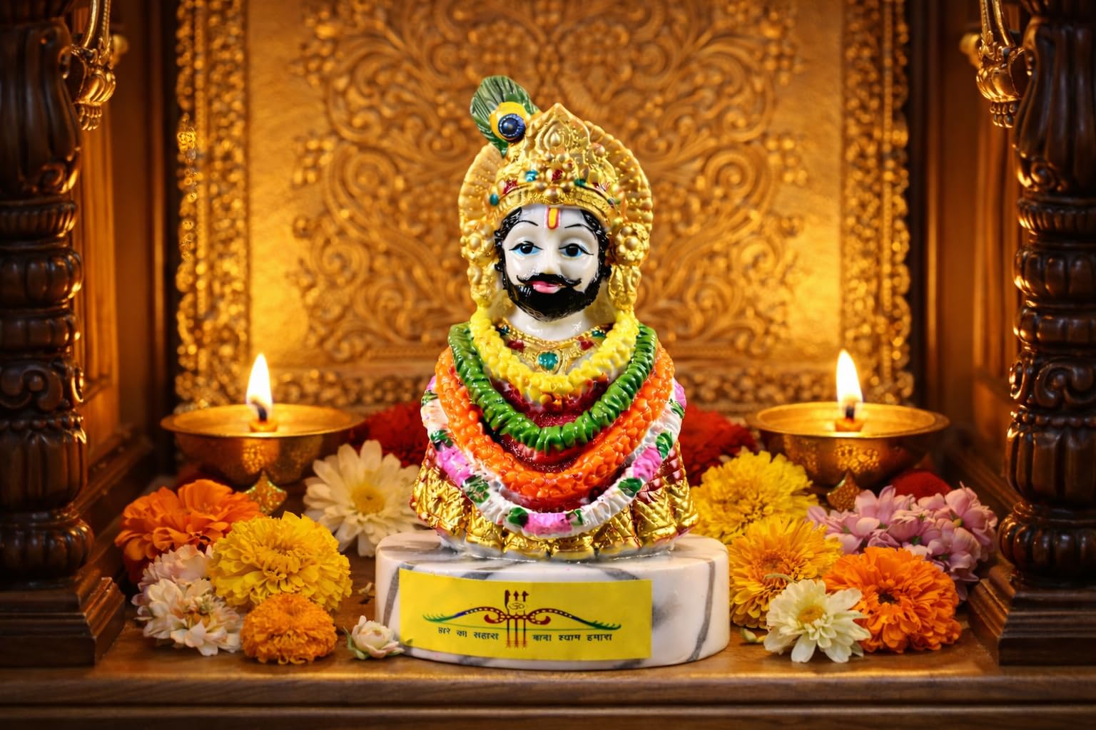 Khatu Shyam Ji Statue - Home & Pooja Decor -4