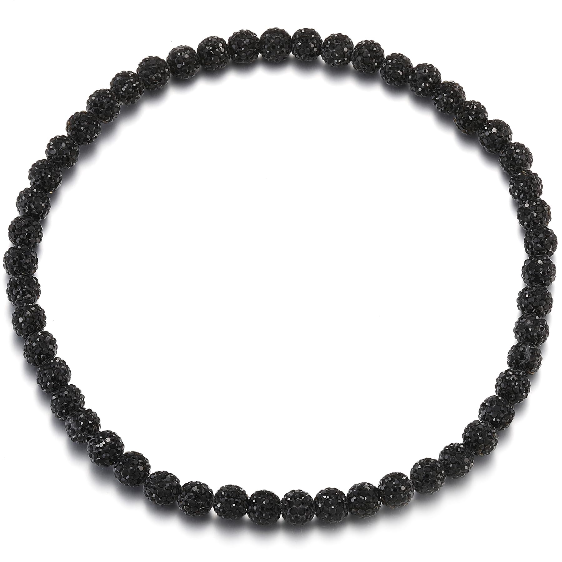 Baseball Beaded Necklace for Men Bling Rhinestone Baseball Drip Accessories for Men Sparkly Diamond Ice Collection Baseball Chain Necklace Gifts for Baseball Player Team Lovers, Rhinestone-image-17