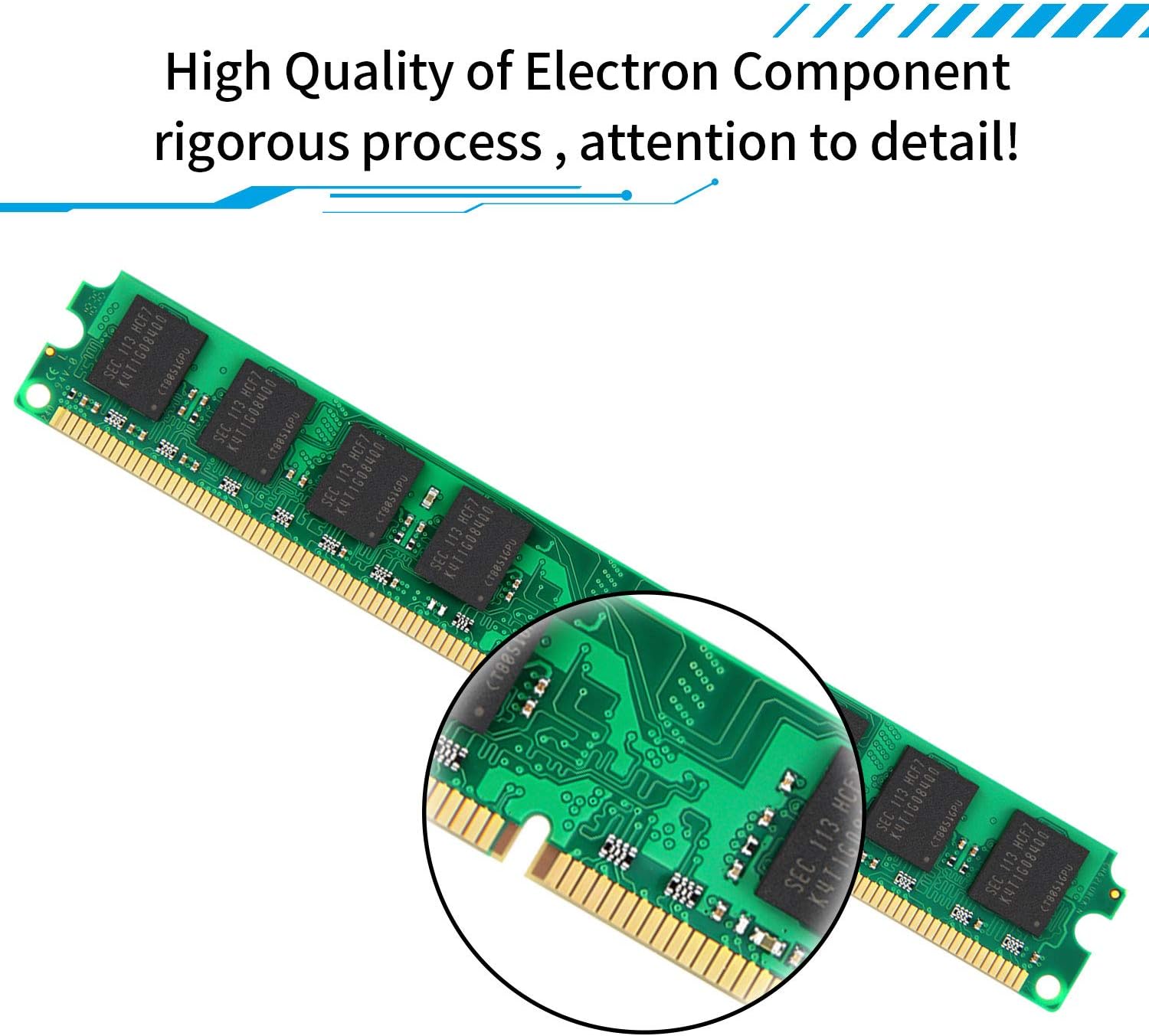 Bеѕt Cуbеr Dеаlѕ 🔥 8GB Kit (2GBX4) DDR2 800 Udimm RAM, Kuesuny PC2-6400/PC2-6400U 1.8V CL6 240 Pin Non-ECC Unbuffered Desktop Memory Modules 80% оƒƒ Dіѕсоunt 8GB Kit (2GBX4) DDR2 800 Udimm RAM, Kuesuny PC2-6400/PC2-6400U 1.8V CL6 240 Pin Non-ECC Unbuffered Desktop Memory Modules