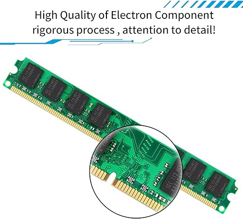 Miniatura 3 de Kit de 8 GB (2GBX4) DDR2 800 Udimm RAM, Kuesuny PC2-6400PC2-6400U 1.8V CL6 240 pines sin ECC sin búfer módulos de memoria de escritorio