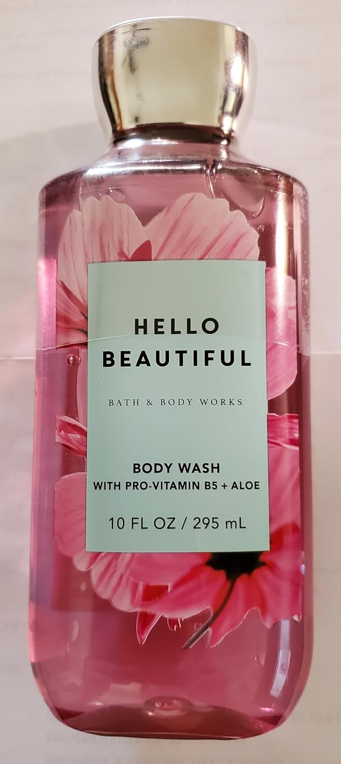 Bath & Body Works Shower Gel, Gift Set of 2, 10oz Each (Hello Beautiful)