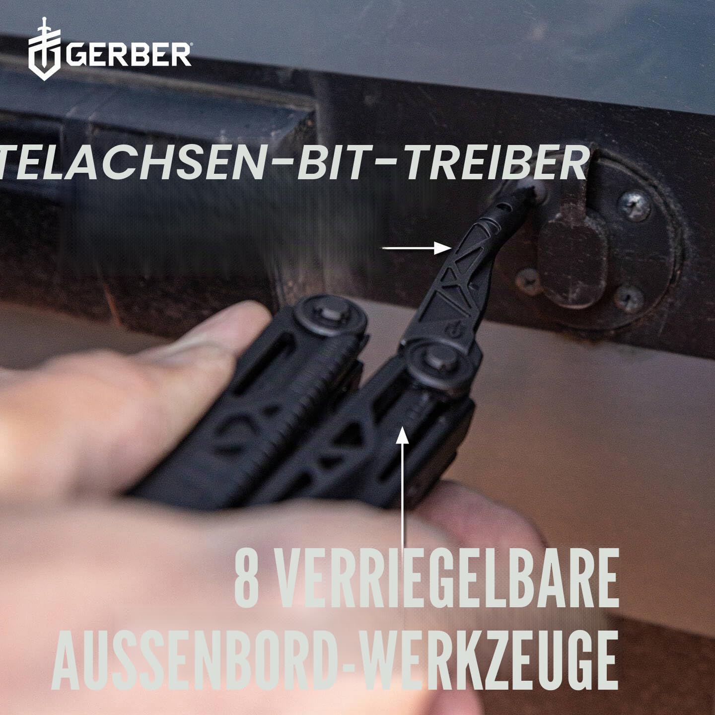 Gerber Multi-Tool mit 12 Funktionen, Dual Force, Inklusive Holster