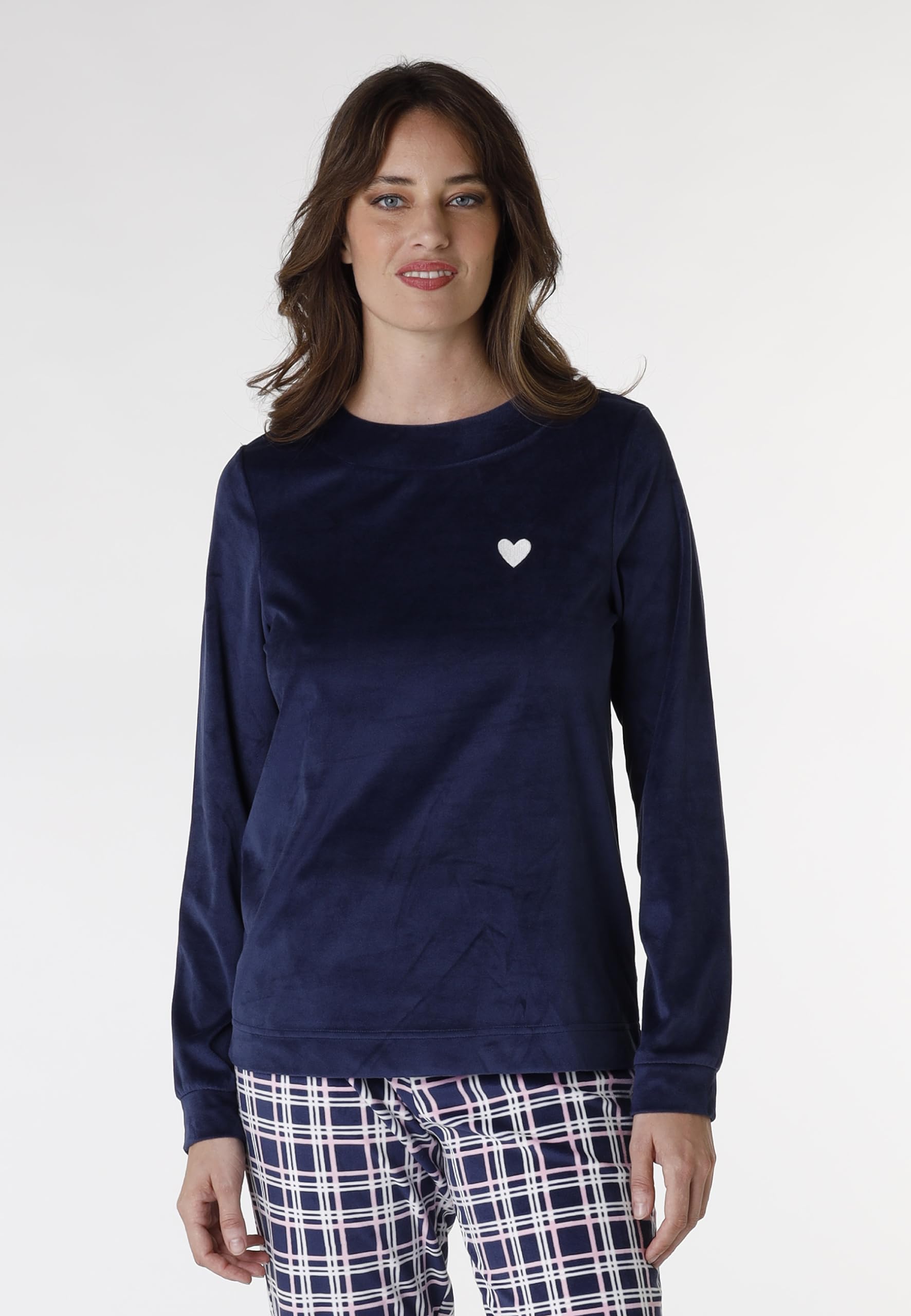 Lovable Lungo in Micropile Set di Pigiama Donna (Pacco da 1)