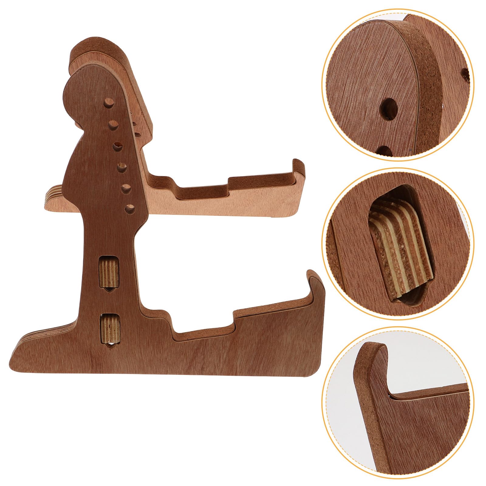 Stabiler Gitarrenständer mit Vertikalem Design und Schutzfunktion Geeignet für Bass und Pipa bei Auftritten und Anderen Veranstaltungen