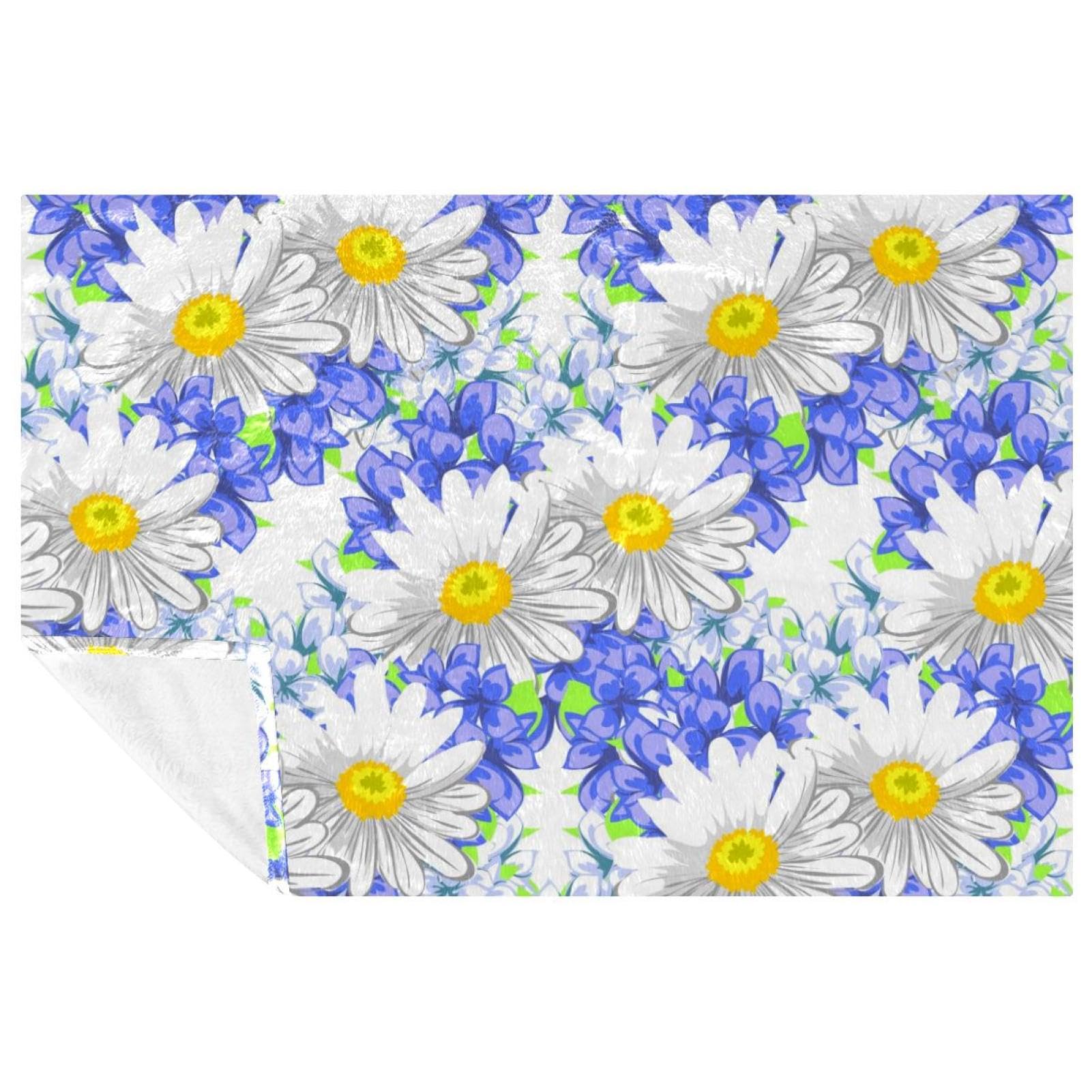Couverture douce violette 150x100 cm pour lit et canapé