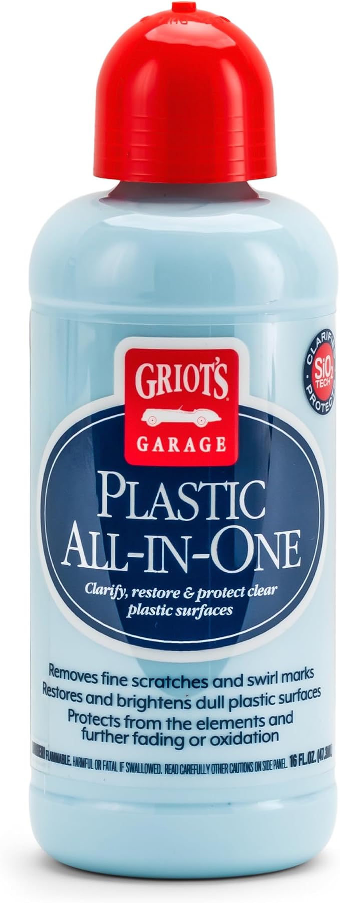 Griot's Garage Plastic All-in-One, Polish, Restore, and Protect Vehicle Lights,