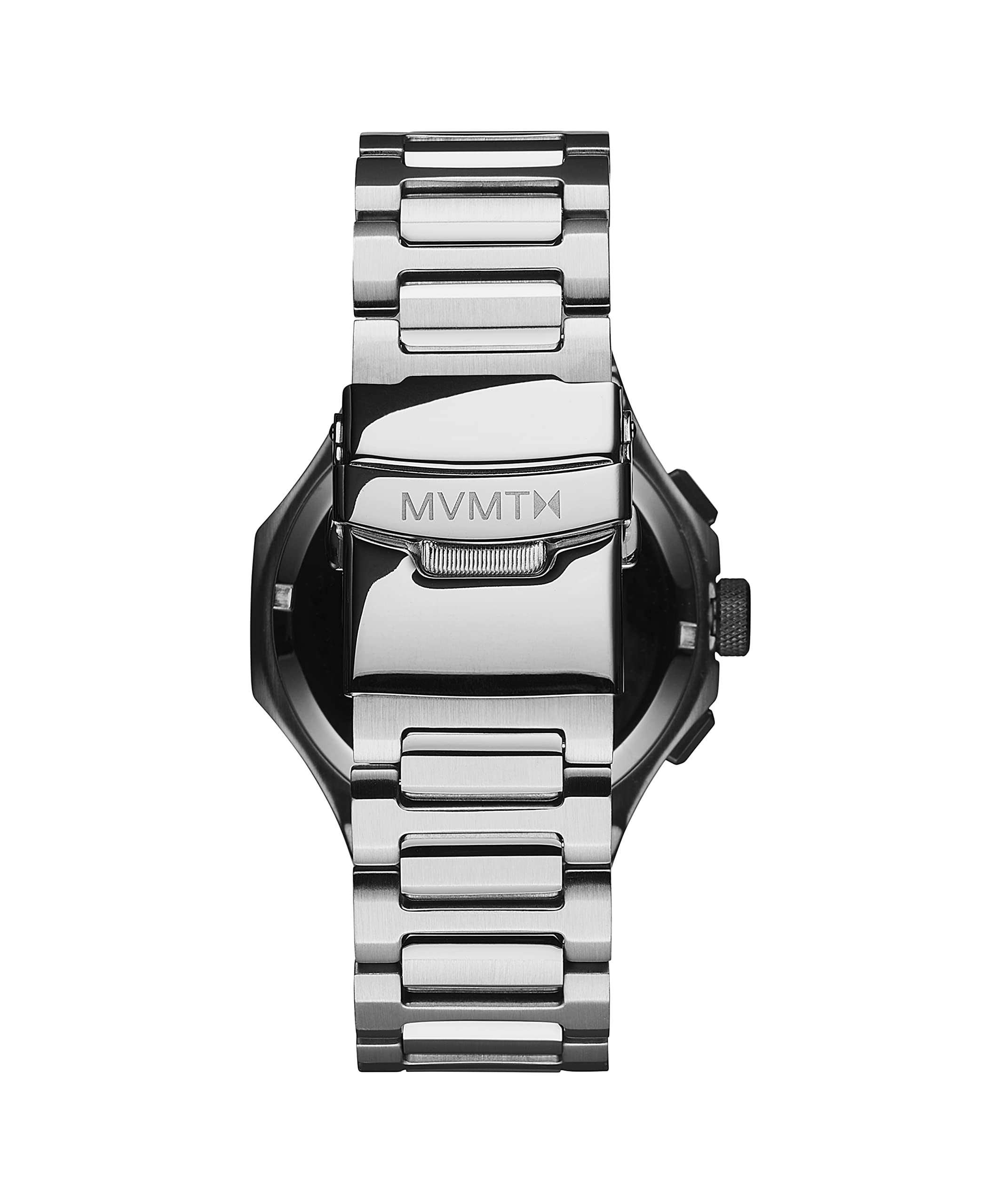 MVMT Reloj Cronógrafo de Cuarzo para Hombre con Correa de Acero Inoxidable Plateada - 28000225-D