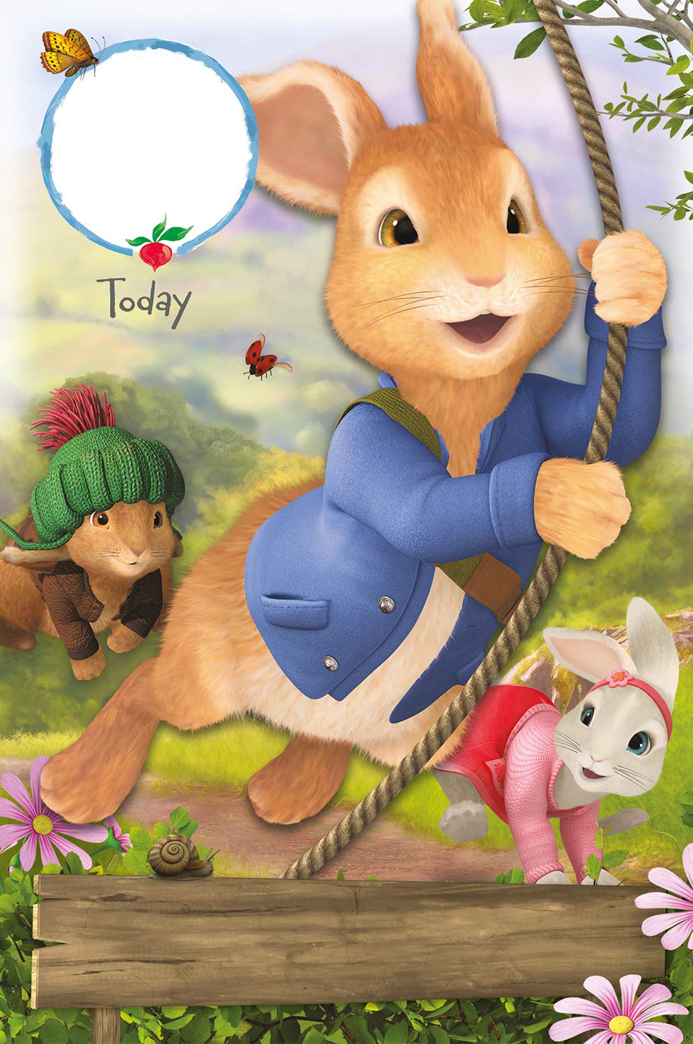 Peter Rabbit - Biglietto di auguri di compleanno ufficiale per 2 anni
