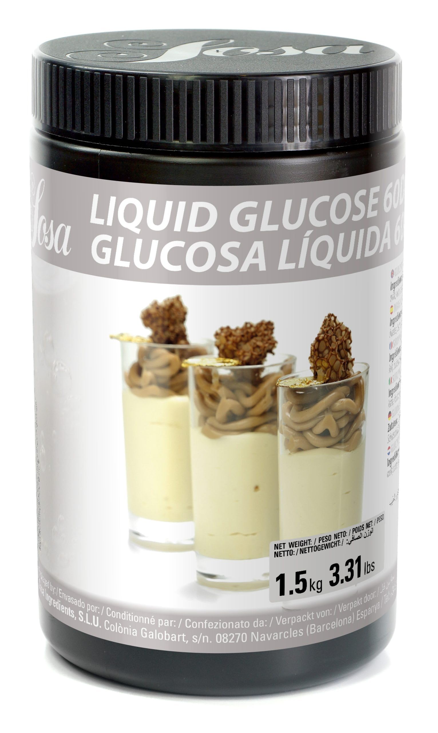 SOSA glucosio liquido 60DE – formato 1,5 kg – uso alimentare professionale
