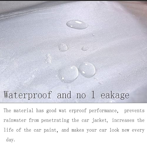 Miniatura 4 de Compatible con Cupra Formentor 2021 - Funda impermeable para automóvil, resistente al viento, al polvo, para exteriores e interiores, lona para