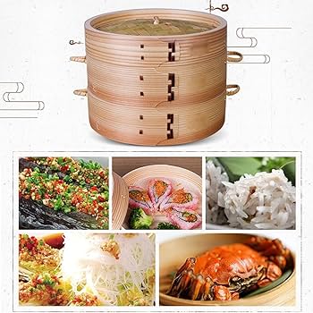 Amazon | Aeroor 中華 せいろ 蒸し器 蒸し 野菜 しゅうまい 小籠