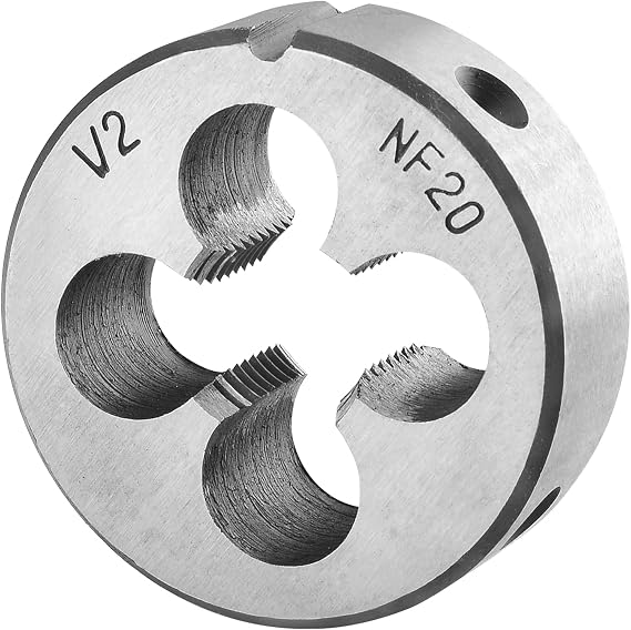 Burkit 1 / 2 -20 UNF Round Threading Die، 1 / 2 x 20 UNF Machine Thread Die Right Hand