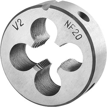 Burkit 1 / 2 -20 UNF Round Threading Die، 1 / 2 x 20 UNF Machine Thread Die Right Hand