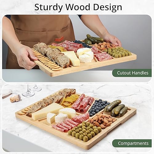 Miniatura 9 de Divertidas tablas de charcutería con chistes, platos grandes de madera para entretenimiento, regalos de boda para parejas, regalos de inauguración