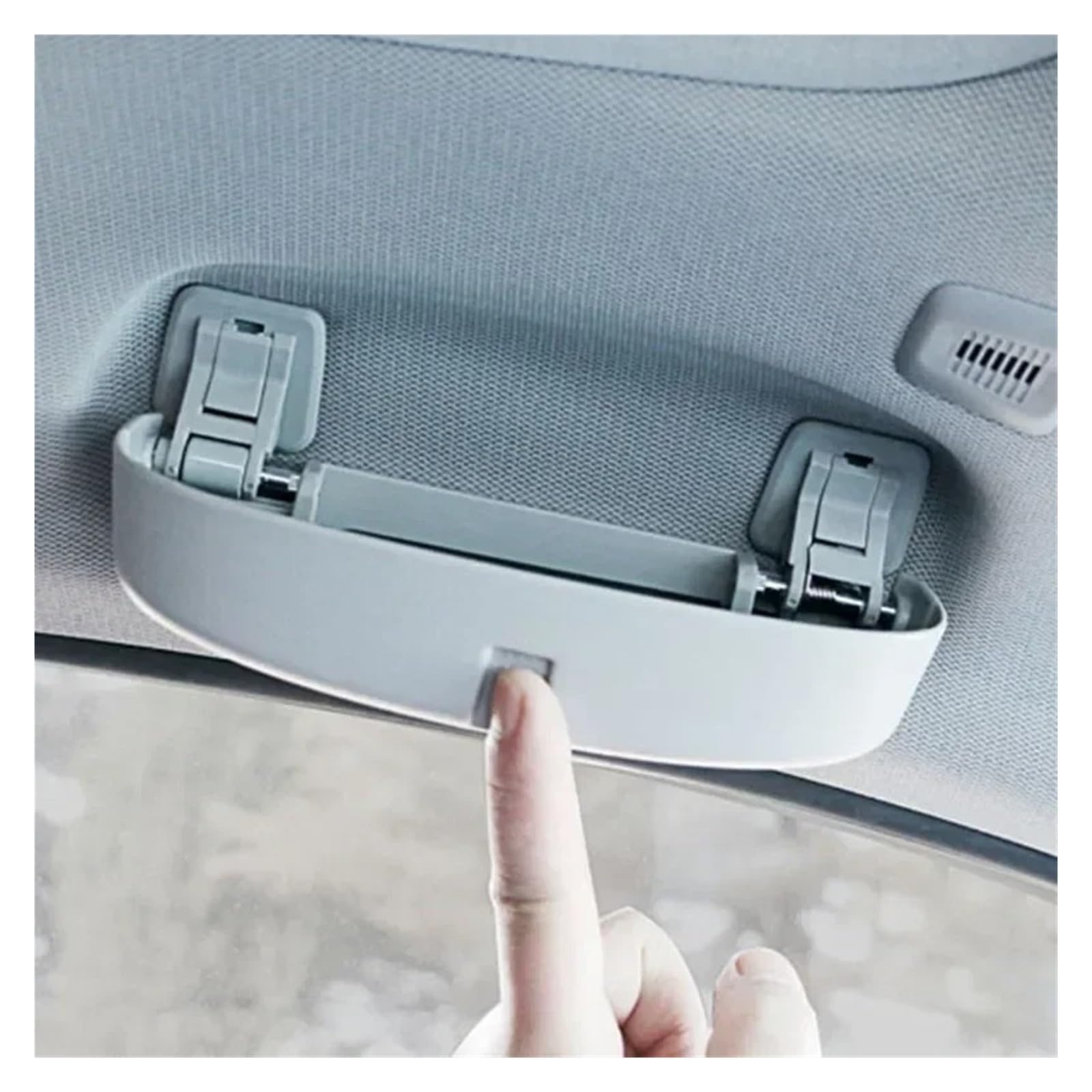 Auto Innenraum Brillenhülle Für 3 Serie F30 2012-2017 ABS Schwarz Auto Brillenetui Sonnenbrillenhalter Box Innenraum Autozubehör(Black)