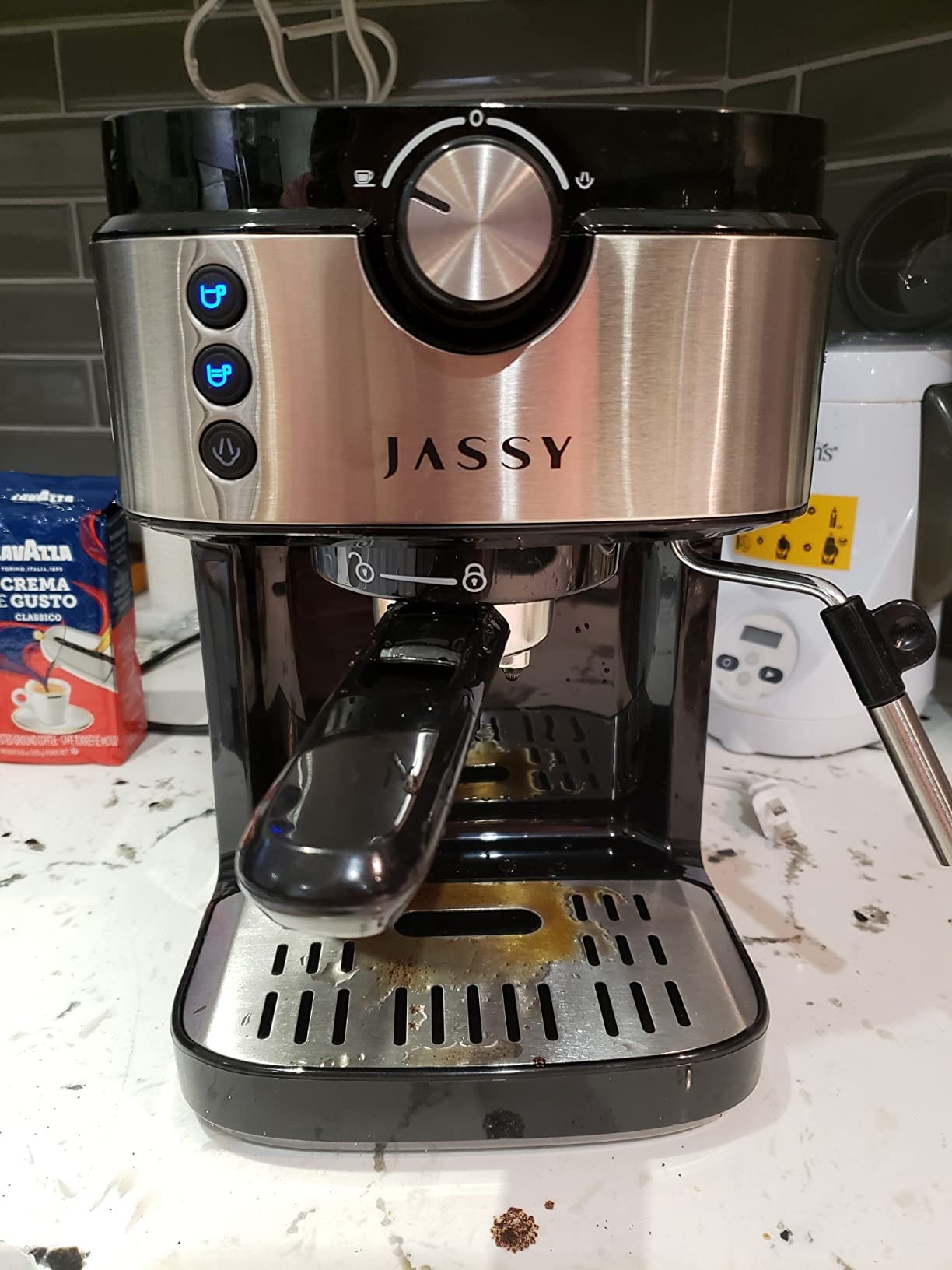 32/mo Finance JASSY Espresso Coffee Machine Cappuccino Maker with 20