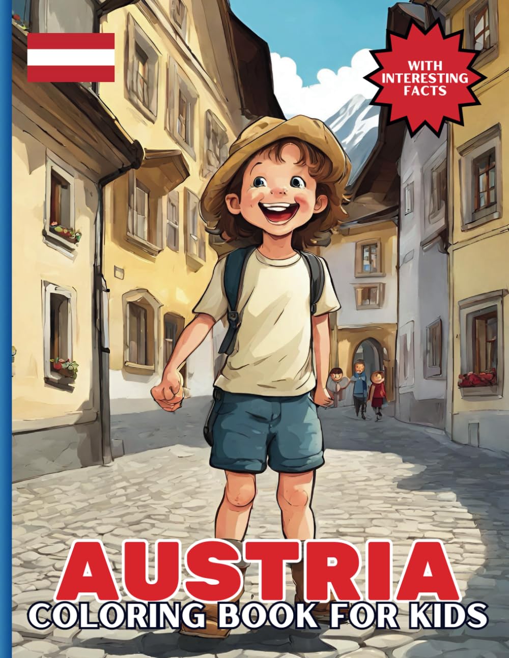 Austria Coloring Book For Kids: With Interesting Facts