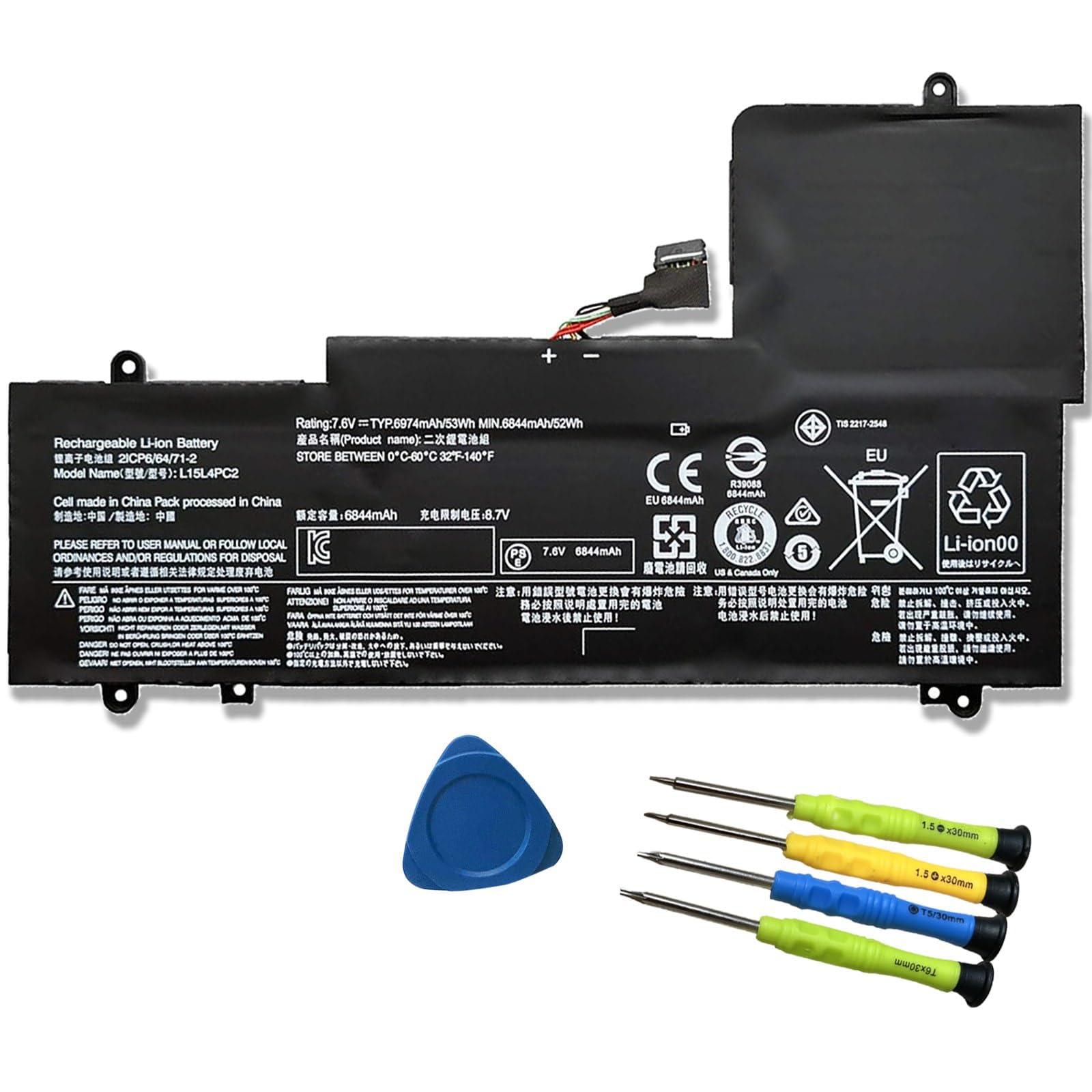 Amazon.com: EFOHANA L15L4PC2 L15M4PC2 Laptop Battery Replacement