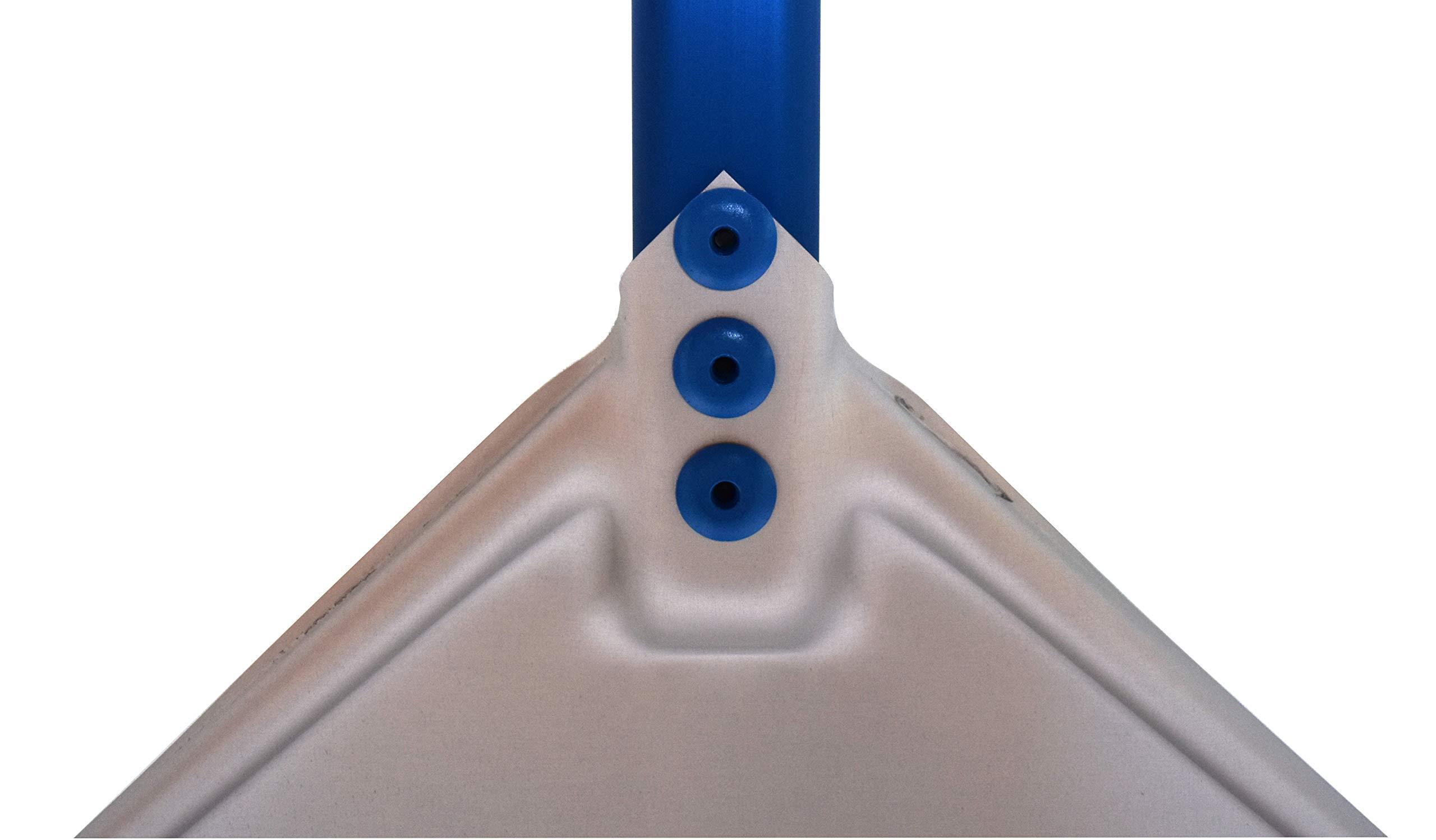Gi.Metal GiMetal Aluminium Durchlöcherte Rechteckige Pizza Schaufel Zweiteiliger Griff Leichte Flexible Resistent Made in Italy (50X50 cm - Stiellänge 150 cm)