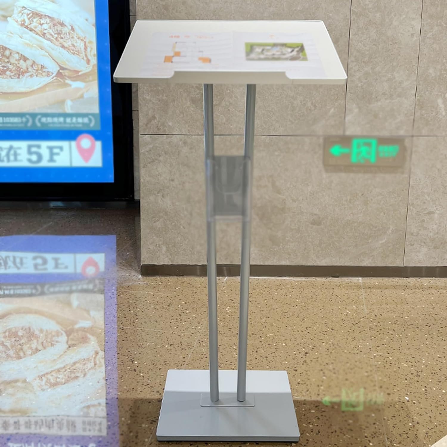 Pulpity Kościoły Małe przenośne podium Stojące mównice Drewniany pulpit Podest podium Stojak metalowy Pulpity używane na różne okazje Mównice używane wszędzie，A