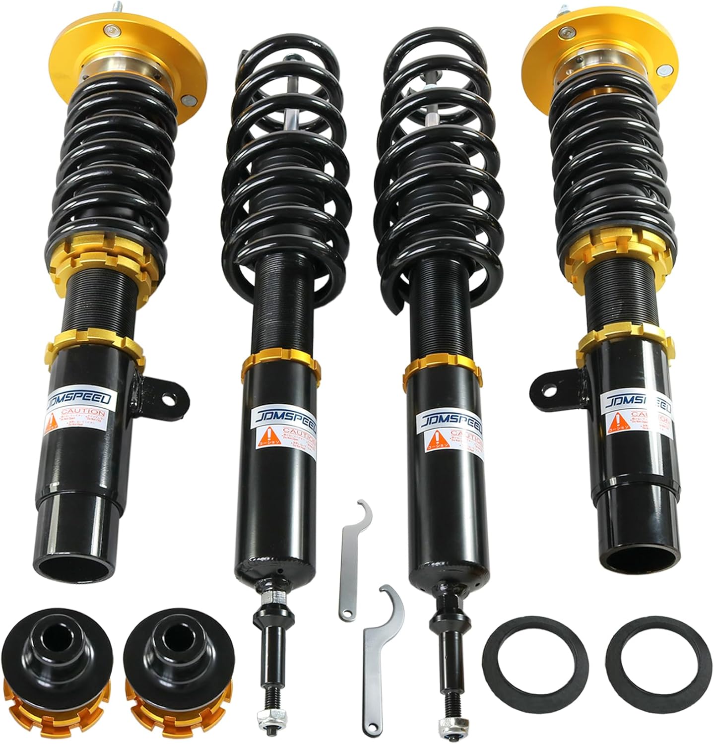JDMSPEED New Coilover Suspension Kits Gold Adj Height Replacement For BMW 3-Series E92 E91 E90 2006-2013